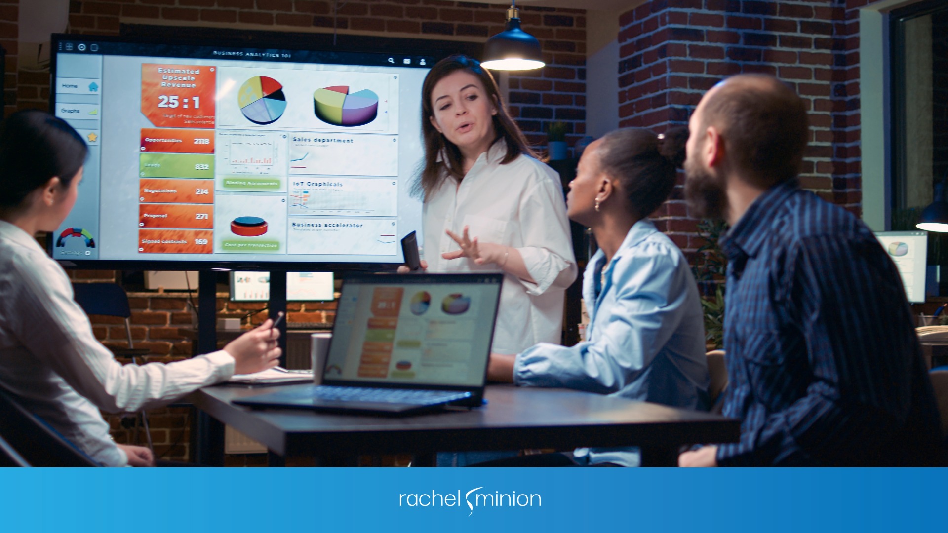 A marketing leader talking about data