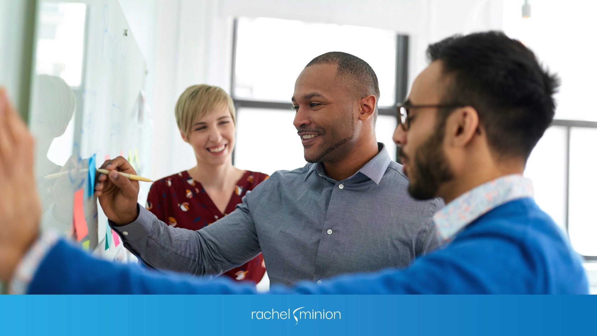 A team working on growth strategies