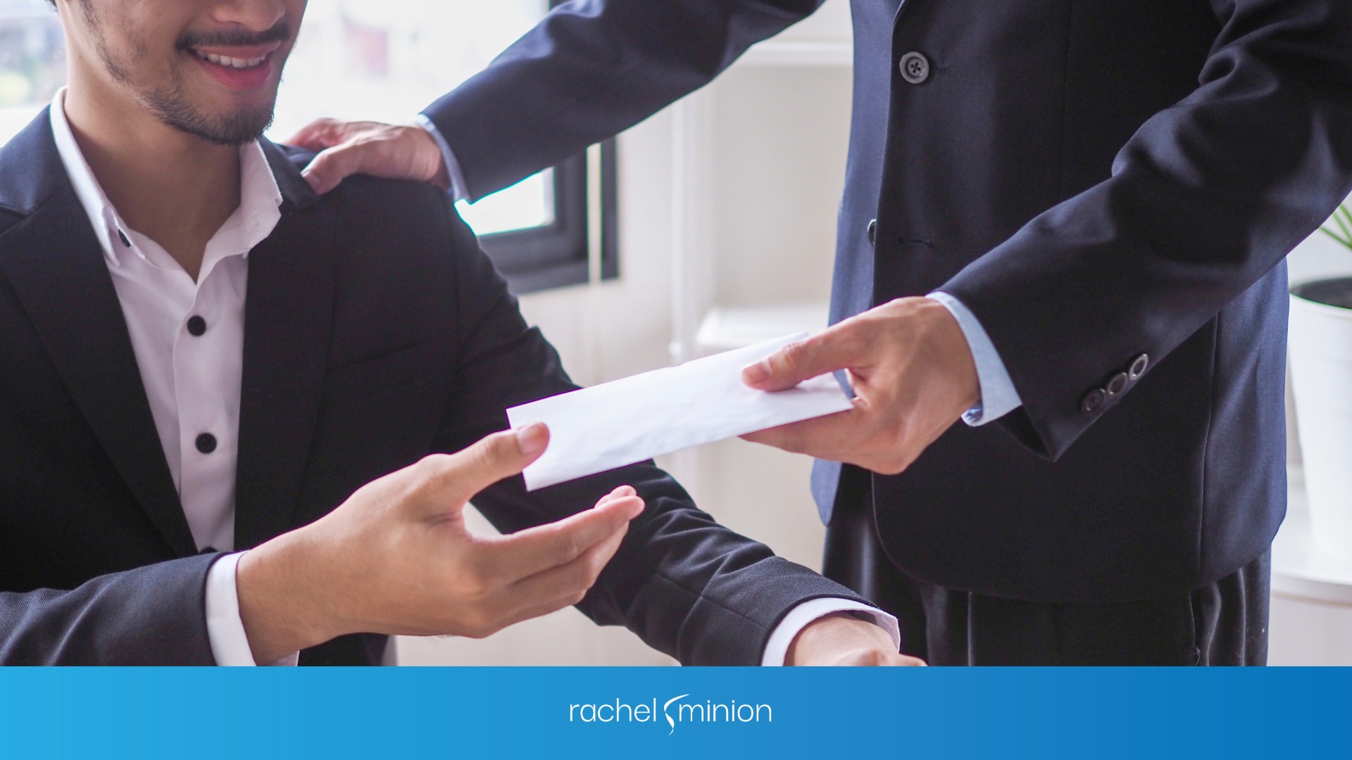 Fractional Marketing director receiving a report